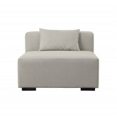 Virden Light Grey and Black Legs Outdoor Modular Sectional